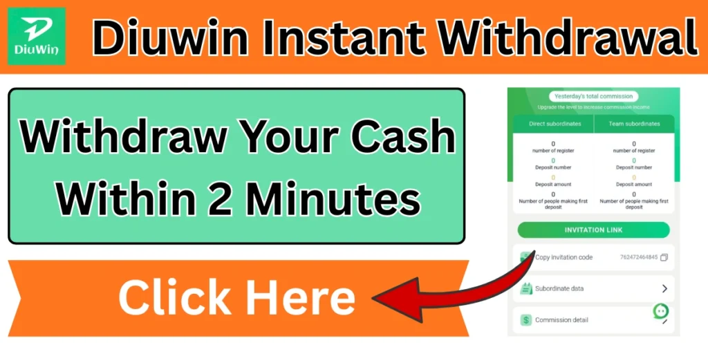 Diuwin Instant Withdrawal Process